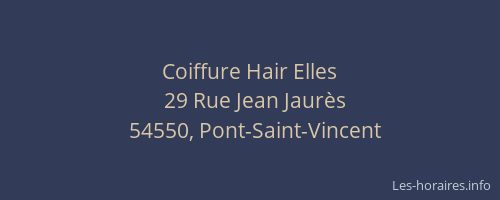 Coiffure Hair Elles