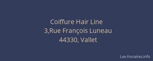 Coiffure Hair Line