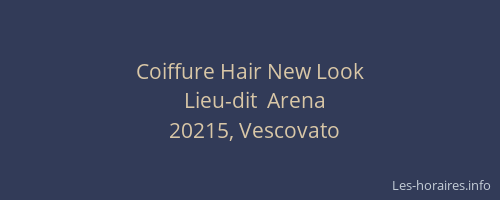 Coiffure Hair New Look