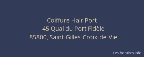 Coiffure Hair Port