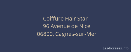Coiffure Hair Star