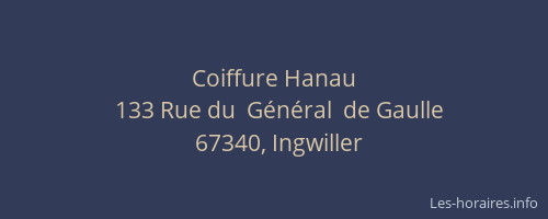 Coiffure Hanau