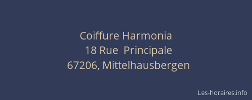 Coiffure Harmonia