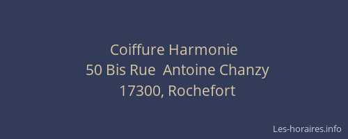 Coiffure Harmonie