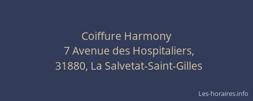 Coiffure Harmony