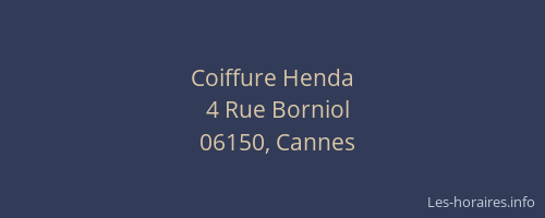 Coiffure Henda