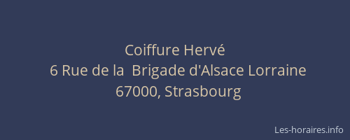 Coiffure Hervé