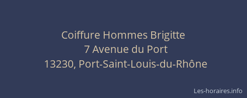 Coiffure Hommes Brigitte