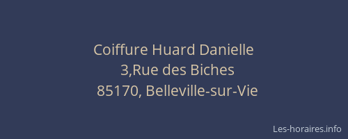 Coiffure Huard Danielle