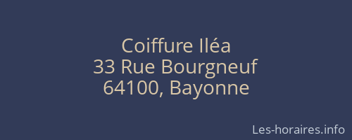 Coiffure Iléa