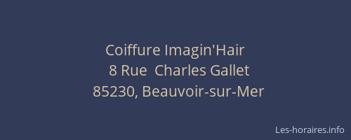 Coiffure Imagin'Hair