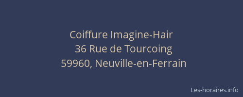 Coiffure Imagine-Hair