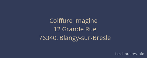 Coiffure Imagine