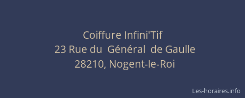 Coiffure Infini'Tif