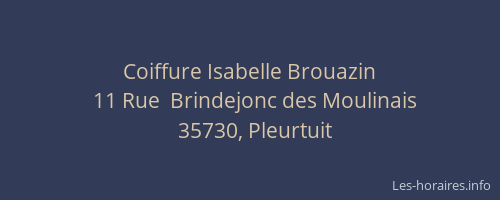 Coiffure Isabelle Brouazin