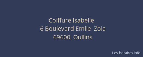 Coiffure Isabelle