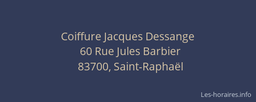 Coiffure Jacques Dessange