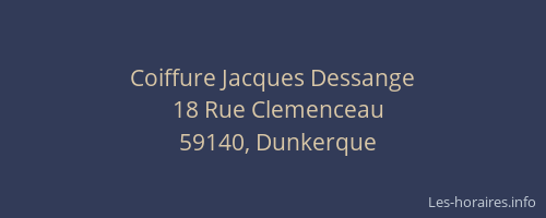Coiffure Jacques Dessange