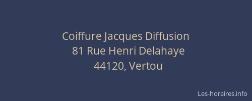 Coiffure Jacques Diffusion