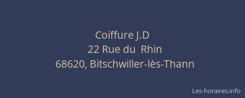 Coiffure J.D