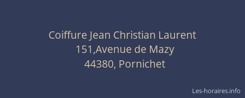 Coiffure Jean Christian Laurent