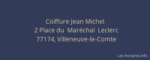 Coiffure Jean Michel