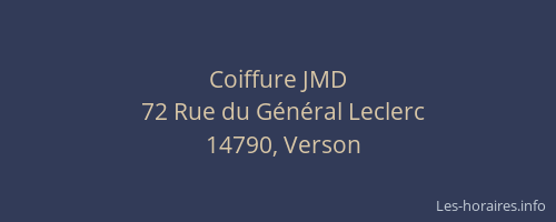 Coiffure JMD