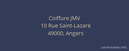 Coiffure JMV