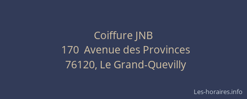Coiffure JNB