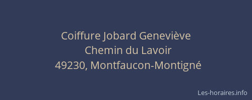 Coiffure Jobard Geneviève