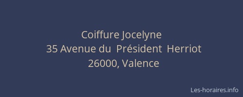 Coiffure Jocelyne
