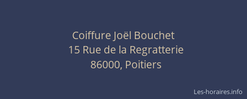 Coiffure Joël Bouchet