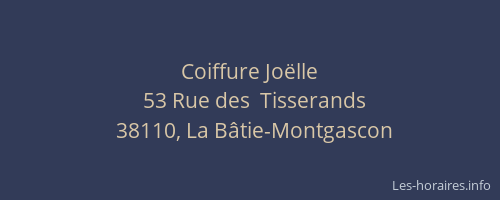 Coiffure Joëlle