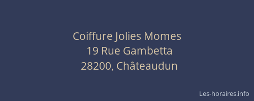 Coiffure Jolies Momes
