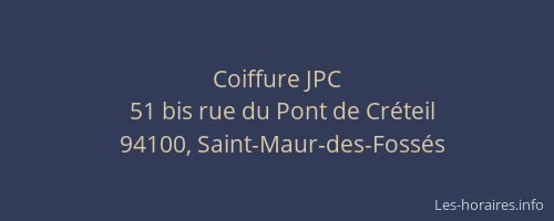 Coiffure JPC