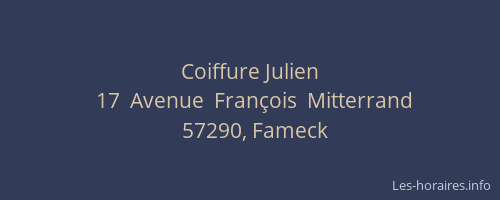Coiffure Julien
