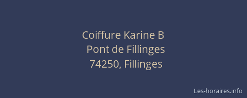Coiffure Karine B