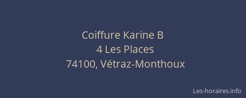 Coiffure Karine B