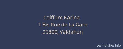Coiffure Karine
