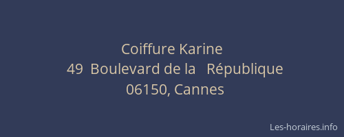Coiffure Karine