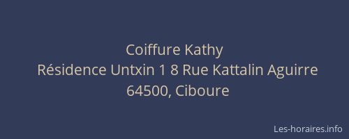 Coiffure Kathy
