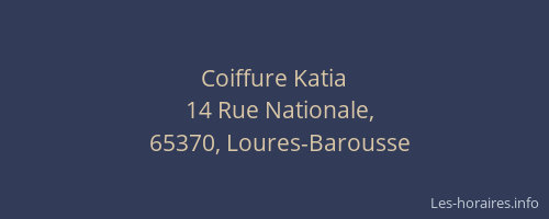 Coiffure Katia