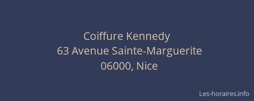 Coiffure Kennedy