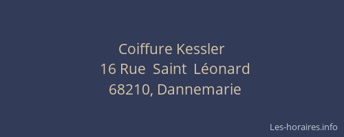 Coiffure Kessler