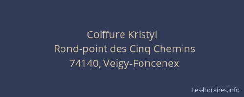 Coiffure Kristyl