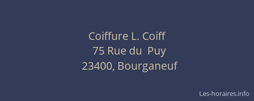 Coiffure L. Coiff