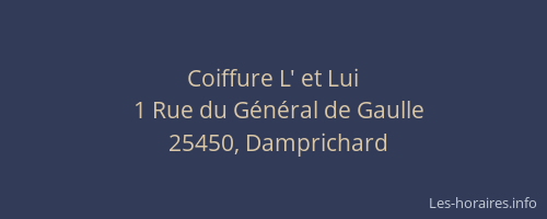 Coiffure L' et Lui