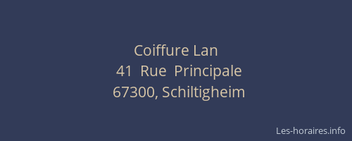 Coiffure Lan