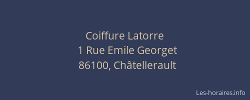 Coiffure Latorre