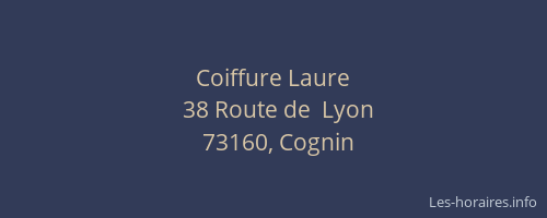 Coiffure Laure